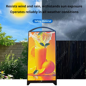 Affichage commercial sans fil portable de qualité supérieure, panneau LED extérieur GOB étanche P1.538/P1.86/P2/P2.5, batterie intégrée, application mobile - Product Image 5