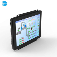 Monitor HMI Industrial Open Frame Kapasitif HUILAN 12,1 Inci IP65 Full HD 1920x1080 Tersedia