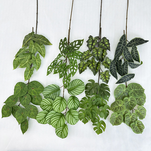 QYYN-423 Hojas <span class=keywords><strong>Artificiales</strong></span> Impresas en 3D, Planta Verde en Oferta, Árbol Pequeño para Decoración del Hogar, Mercado, Año Nuevo Chino, Navidad - Product Image 1