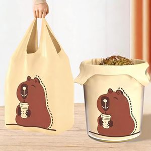 Bolsas de Basura Desechables Reforzadas con Asas, Bolsas de Almacenamiento de Residuos Duraderas de Gran Capacidad para Uso Diario en la Cocina - Product Image 4