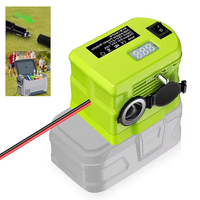Convertisseur abaisseur de tension 18V vers 12V, transformateur réducteur de tension pour batterie Ryobi 18V avec allume-cigare pour utilisation en véhicule et en extérieur