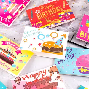 Carte postale personnalisée de remerciement en papier avec logo, cartes d'anniversaire gravées, pour petit Design d'affaires, sur mesure