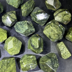 Wholesale Cheap <strong>Price</strong> Healing Natural Gemstone Hand Craved Craft Green <strong>Jade</strong> Crystal Freeform For Meditation - Product Image 3