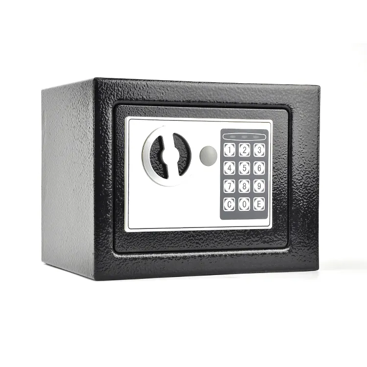 नई शैली 8 डिजिटल कोड काले कार्यालय इलेक्ट्रॉनिक सिफर प्लस घुंडी छोटे आकार सुरक्षित बॉक्स