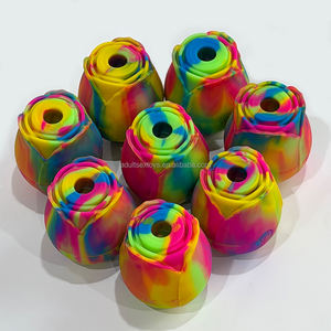 Fournisseur de jouets sexuels aux États-Unis, roses qui brillent dans le noir, bon <span class=keywords><strong>cadeau</strong></span>, rose rouge brillante, jouet rose, vibrateurs pour femmes - Product Image 2