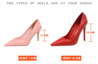 Nouveau Style dames chaussures de bureau femmes talons pompes grande taille concepteur talon haut Sexy discothèque femmes pompes