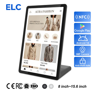Tableta Android 14 en Forma de L, 4+64GB, RK3576S Quad Core, Señalización Digital de Escritorio con 3.0 TOPS para Tareas de IA, WL1109TV Integrado - Product Image 1