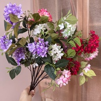 Fabricant de fleurs artificielles lilas, fausse verdure en gros, décorations de mariage, articles d'artisanat, tissage de style Instagram