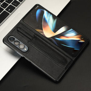 เคสโทรศัพท์มือถือหนัง PU กันกระแทกพร้อมช่องใส่ปากกา,สำหรับ Samsung <span class=keywords><strong>Galaxy</strong></span> <span class=keywords><strong>Z</strong></span> Fold 3 4ปี<span class=keywords><strong>2022</strong></span> - Product Image 5