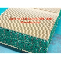 Télécommande d'éclairage avec variateur de luminosité et correction des couleurs, assemblage de cartes électroniques SMT, fabricant OEM de circuits imprimés personnalisés