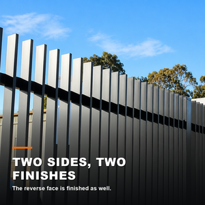 Architectural Vertical Blade <b>Fence</b> System Aluminum Exterior Screening <b>for</b> Luxury Developments and Commercial Properties - Product Image 4