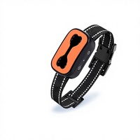Intelligentes Smartes Hunde-Bellstopp-Halsband Ultraschall-Vibrations-Training Elektrische Schockprävention ABS/Nylon-Material