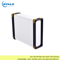 Boîtier de jonction en aluminium, boîtier en aluminium, projet de circuit imprimé DIY, amplificateur, boîtier électronique, boîtier de projet, 220*185*60.5mm