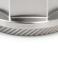Vis à bride hexagonale anti-desserrage en acier inoxydable 304, finition lisse, dentée, filetage à droite, hauteur 8 mm, norme GB6177 M3-M12