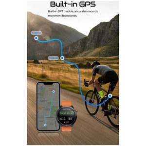 MG03 Deportes al aire libre Smartwatch AMOLED Display Dial <span class=keywords><strong>GPS</strong></span> 3ATM Impermeable Monitoreo DE LA SALUD Funciones de llamadas Nuevo modelo de silicona - Product Image 5
