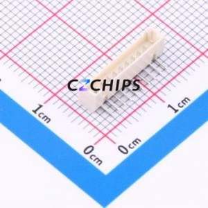 ZX-MX1.25-10PWZ Wire-to-Board Pin Header Bent Lead Through Hole,P=1.25mm 1x10P 1.25mm Right Angle Insert PicoBlade (MX 1.25) - Product Image 1