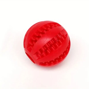 Juguete Masticable para Mascotas, Pelota de Goma Suave y Resistente, Juguete Interactivo para Perros, Limpieza de Dientes, Dispensador de Comida, Venta al Por Mayor - Product Image 1