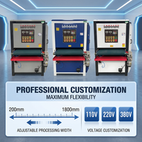 Máquina de Lijado Plano CNC con Certificación CE para Desbarbado de Chapa Metálica, Eliminación de Óxido y Acabado Lijado