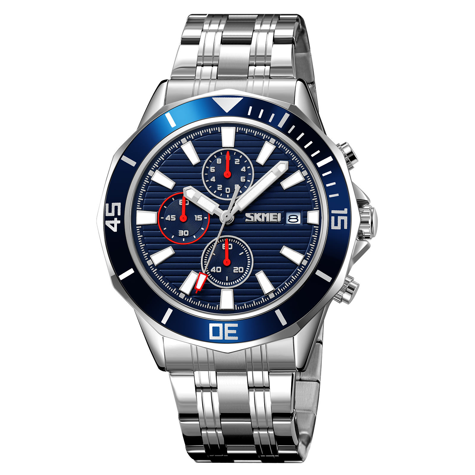 สีเงิน/สีฟ้า