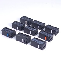 Souris d'ordinateur OMROM Original Japan D2F-F-3-7, micro-interrupteur à bouton-poussoir, 20 millions de clics, 0,74N, DIP-3, noir