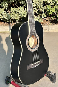 Aiersi درجة عالية حار بيع مطفي النهاية بوصة مع اللون الأسود ABS ربط الغيتار الكلاسيكي مع حقيبة الحشو - Product Image 5