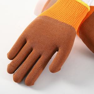 Los guantes de trabajo de seguridad recubiertos de látex térmico de invierno más vendidos en Stock - Product Image 6