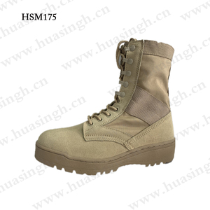 ZH, <span class=keywords><strong>Wellco</strong></span> Marke Stoßfeste Langlebige Trainings-Taktische Wüstenstiefel für Männer HSM175 - Product Image 2