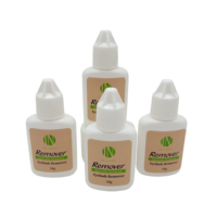 Vente en gros de colle à cils de haute qualité, expédition rapide, fournisseur de cils GBL gratuit, gel dissolvant pour colle à cils parfumé aux fruits