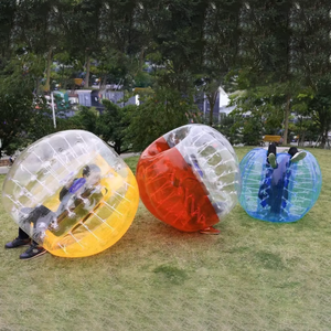 Pelotas Inflables de Protección Corporal, Pelota de Fútbol Burbuja Inflable, 1 Bomba de Aire, Juguete Inflable - Product Image 1