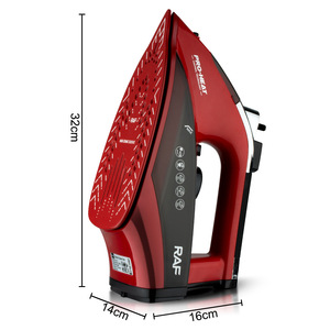 Fer à vapeur 2800W avec semelle en céramique, contrôle thermostatique, réservoir d'eau de 470 ml et fonction vapeur verticale - Product Image 2