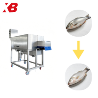 Machine à écailler le poisson XINBO XBF-016, traitement rapide pour les commandes en gros pour le Kenya