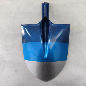 Bêche de jardin industrielle portable en acier au carbone à lame <span class=keywords><strong>ronde</strong></span> avec manche ergonomique pour le jardinage, le camping et l'utilisation sur la neige - Product Image 4