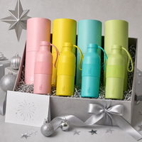 Coffret Cadeau Complet de Bouteilles Isothermes en Acier Inoxydable YEKEA Contatto pour la Rentrée Scolaire et les Cadeaux d'Entreprise – Isolation 12-24 Heures