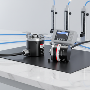 <span class=keywords><strong>Encoder</strong></span> Magnético Rotatorio Incremental de Alta Calidad de Una Sola Vuelta, 38mm, 3000rpm, con Sensor de Ángulo, Tipo Encorder Strip, DC 5-24V, Conector de Soldadura - Product Image 1