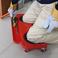 Planche à genoux pour mécanicien en ABS avec coussin antidérapant et roulettes, outil de réparation automobile, autres outils pour véhicules, outil de voiture