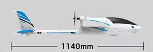 Aereo <span class=keywords><strong>RC</strong></span> Brushless PNP per Esterni, Aeromobile <span class=keywords><strong>RC</strong></span> Elettrico 4CH, Apertura Alare 1600mm in Schiuma e Plastica Bianca, Portata 100m, Modello <span class=keywords><strong>RC</strong></span> - Product Image 5