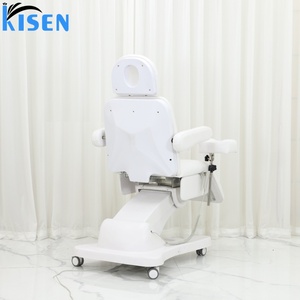 Fauteuil d'examen gynécologique Kisen Electric à 3 moteurs, table d'examen clinique, lit de beauté blanc, table d'examen gynécologique - Product Image 5