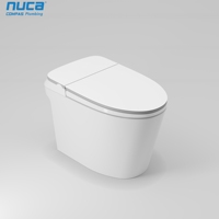 مرحاض إلكتروني عصري من NUCA يُفتح تلقائيًا ومزود بخزان مخفي، مرحاض ذكي من قطعة واحدة، مراحيض ذكية