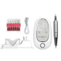 Vente en gros de perceuses à ongles rechargeables 45000 tr/min avec écran tactile LCD, lime électrique sans fil, emballage personnalisé direct usine, OEM