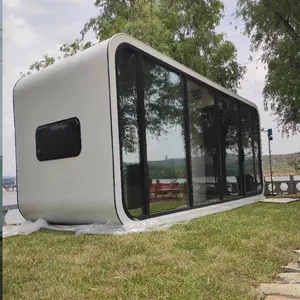 Hotel <strong>Camp</strong> <strong>Unit</strong> Prefabricated Houses 30 Smq Scandinavian Style Organise-homes Self Build Insulated Pv Garden Rooms - Product Image 2