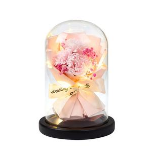 CustomizedExplosive modellseternal fiore copertura di vetro ornamento di <span class=keywords><strong>Rose</strong></span> Cross Border san valentino regalo di laurea compleanno Bouquet - Product Image 2