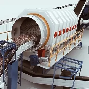 Municipal solid waste sorting plant beston urban construction waste sorting line waste disposal equipment