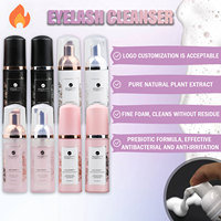 Kit concentré de shampoing pour cils de marque privée de haute qualité, nettoyant pour extensions de cils, shampoing de beauté pour les yeux 0,15 mm BC/CD/DD