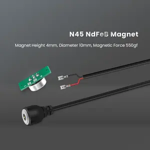 Kabel pengisi daya 12V3A daya magnet kuat konektor baterai magnetik Antarmuka Plug-In Female dengan Pcb