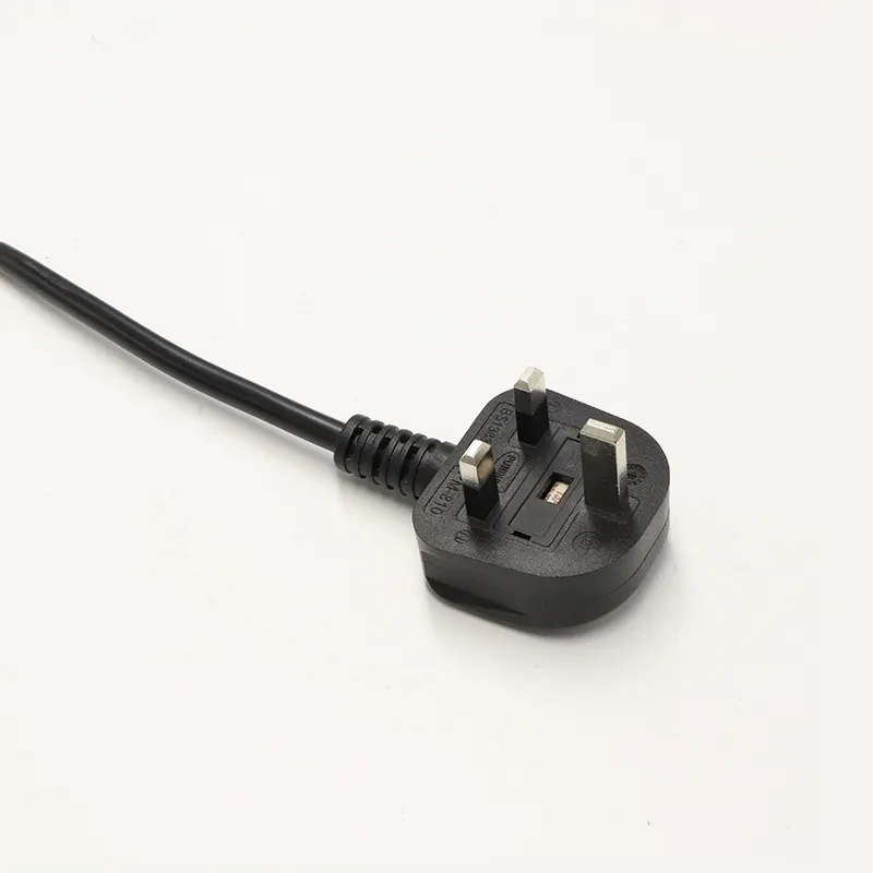 Великобритания шнур питания 1,0 мм провода 13A 250V Uk BS1363 штекер для IEC320 C15 кабель питания с проводом для чайника с предохранителем