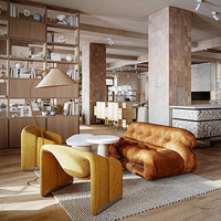 Ensemble de mobilier de café personnalisé, tables et chaises de restaurant commerciales de luxe pour café, hôtel, restaurant, projet de restauration fine