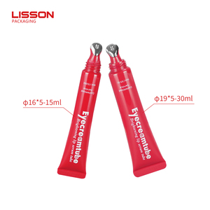 Индивидуальная керамическая туба для крема/сыворотки для глаз 10 мл, 15 мл с металлическим наконечником и аппликатором из цинкового сплава - Product Image 5