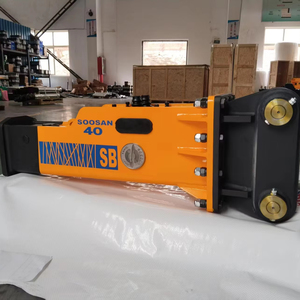 SOOSAN SB40 Box Rock Hammer para Mini Excavadoras Garantía de 1 año Martillos hidráulicos Cinceles de repuesto Caja de herramientas Gas nitrógeno - Product Image 1