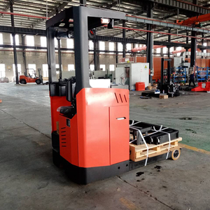 รถยกแบบ Reach Truck สำหรับงานหนัก ใช้ไฟฟ้า สำหรับคลังสินค้า พร้อมเสาไฮวิซิวิชั่นที่มองเห็นได้ชัดเจน และระบบเลื่อนด้านข้าง - Product Image 4