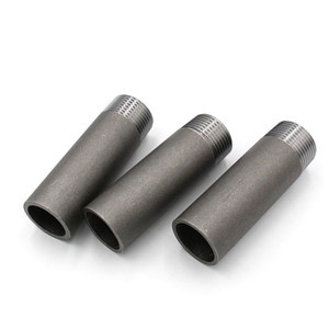 Mamelon de tuyau en acier au carbone noir de 3/4 pouces 25cm <span class=keywords><strong>pour</strong></span> étagère de meubles de tuyau - Product Image 5